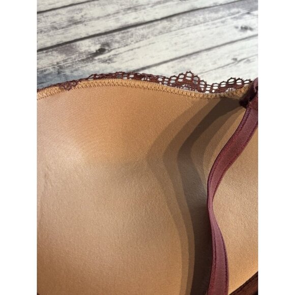 Soma Embraceable Enchanting Lace Brown Size 34DD Underwire Front Closure - Picture 8 of 8